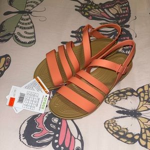 CROCS Peach Comfort Women’s Size 7 Sandals